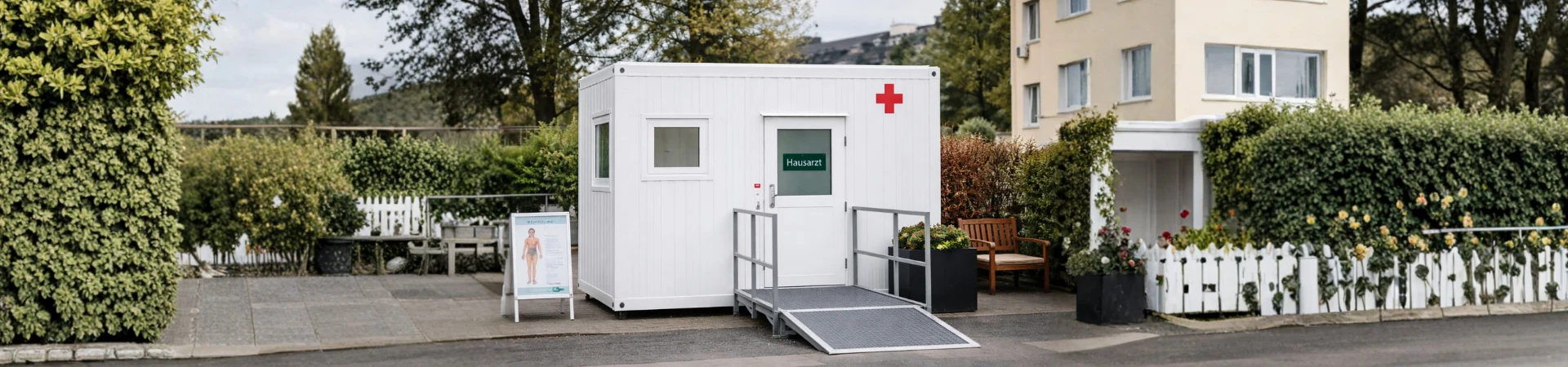 Containerbau Gesundheitswesen